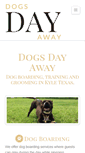 Mobile Screenshot of dogsdayawaytx.com